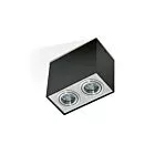 Oprawa natynkowa ELOY 2 czarna/aluminium AZ1355