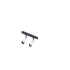 Lampa Alfa Nikki 2 szyna magnetyczna biały/czarny AZ4593
