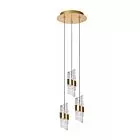 LUCIDE 13496/21/02 KLIGANDE LED DIM. 3X7W 2700K MATT GOLD/BRASS WISZACA