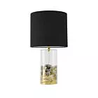 Lampa stołowa Sunflower czarno - transparentna 1xE27