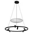 Lampa wisząca Almeria czarna LED 4000K