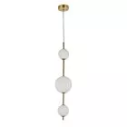 Lampa wisząca pionowa Dorado złota LED CCT