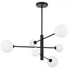 Lampa wisząca Dorado czarna 6xG9