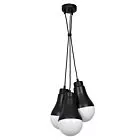 Lampa Wisząca Helios Czarna 3xE14 40W MLP6470