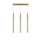 Lampa wisząca Lungo 3 linia złota 3xG9