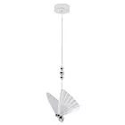 Lampa wisząca Mariposa 1 srebrna LED CCT