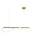 Lampa wisząca Meleca S złota LED CCT