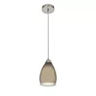 Lampa wisząca Niki dymna 1xE14