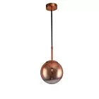 Lampa wisząca Palla miedziana 1xE14