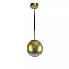 Lampa wisząca Palla złota 1xE14