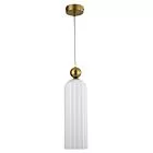 Lampa wisząca Piega 1 biała 1xE14