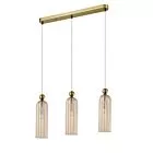 Lampa wisząca Piega 3 amber 3xE14