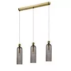 Lampa wisząca Piega 3 smoked 3xE14