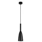 Lampa wisząca Solin 1 czarna 1xE27