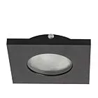 Oczko podtynkowe kwadratowe Lagos czarne IP65 1xGU10