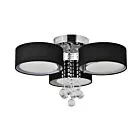 Plafon Gambela czarny 3xE27 LED