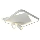 Plafon Parma 2 kwadratowy biały 2xGU10 LED CCT