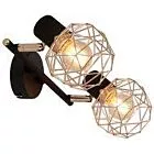 Lampa sufitowa listwa Acrobat 2 40W E14 Czarny/złoty 92-66336 Candellux