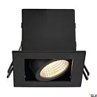 SLV KADUX 1 SET 115700 oprawa wpuszczana 1x7.5W/LED 650lm 3000K 38º IP20