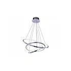 WHEEL 3 BIG nowoczesny żyrandol z okręgami LED 